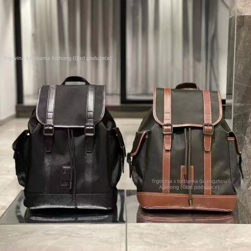 Poslovni ruksak od Oxford platna, torba za laptop, velika kapaciteta 20–35 L, kompatibilan s 13-inčnim prijenosnikom, otporan na habanje, zakrivljene naramenice