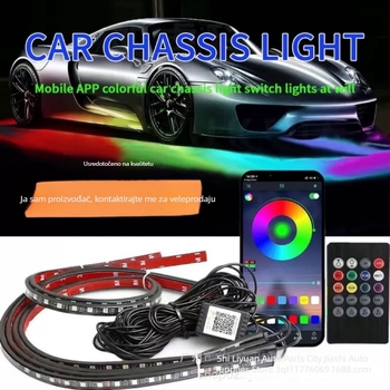 JZX svjetlo šasije automobila, PC kućište, 12V, 5W, univerzalni model