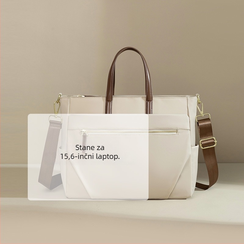 Torba za prijenosno računalo – Najlon, Proljeće 2025, Unisex, Prozračna, Vodootporna