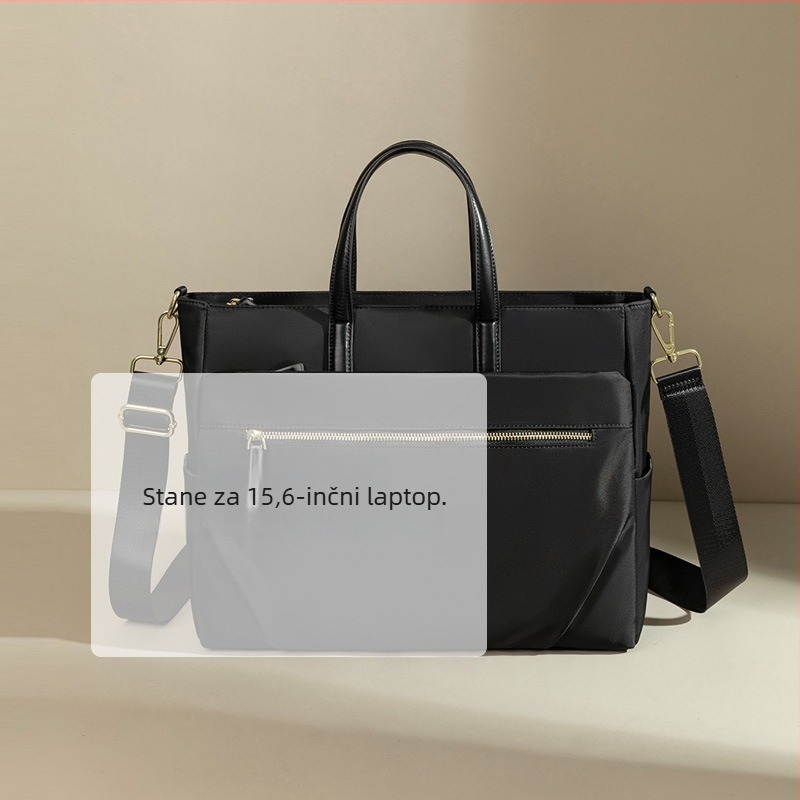 Torba za prijenosno računalo – Najlon, Proljeće 2025, Unisex, Prozračna, Vodootporna