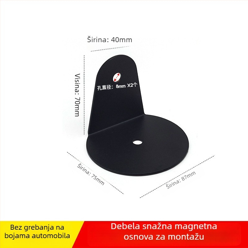 LED tračnica za krovnu površinu sa snažnom magnetskom bazom i magnetskim držačem – univerzalna ugradnja, instalacija bez oštećenja