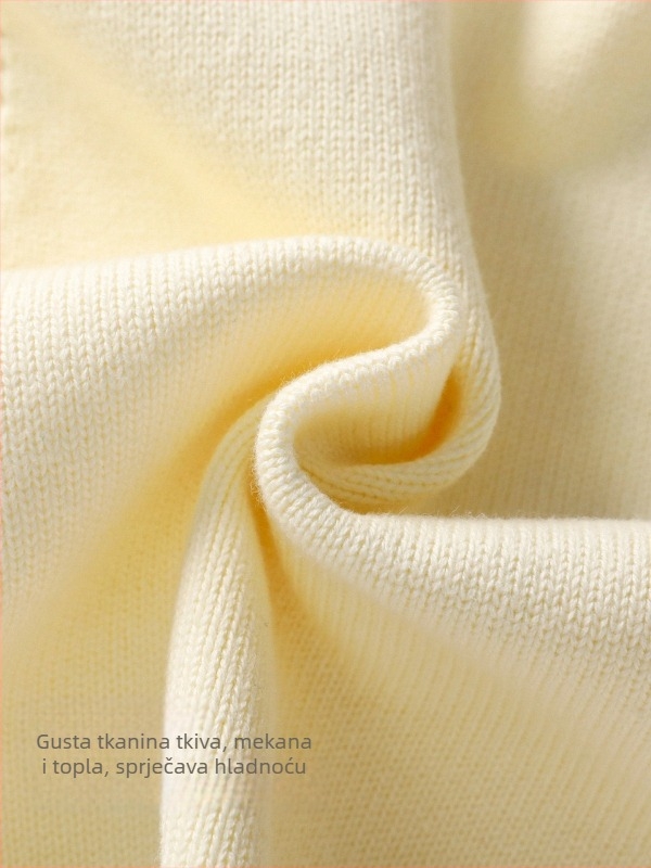 Dječja pletena vesta s otvorenim prednjim dijelom, casual stil, pamuk 89,3% (za dob 1–3 godine; sezone: zima/proljeće/jesen; sigurnosna razina: Klasa A)