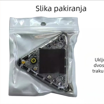 Mini trokutasto solarsko upozoravajuće svjetlo za automobil, bežično napajanje, upozorenje na sudar sa stražnje strane, stražnja svjetla