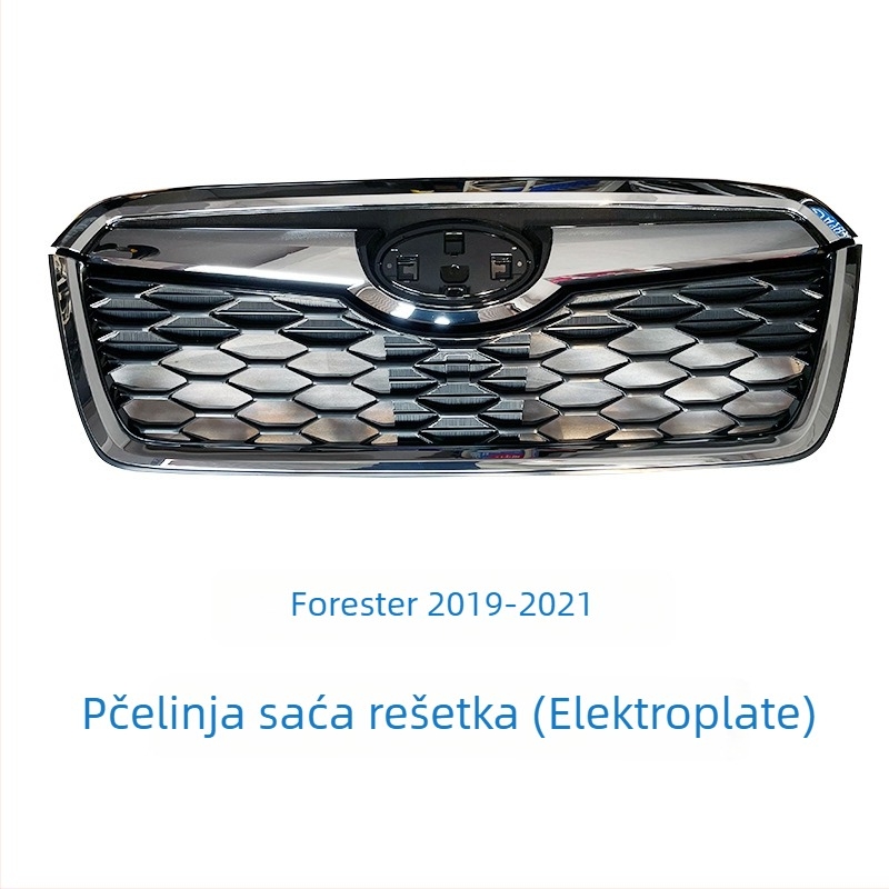Zaštitna maska hladnjaka s honeycomb uzorkom za Subaru Forester 2019-2021 (ABS plastika; ugradnja: radijator; kompatibilnost: Forester 2019-2021)
