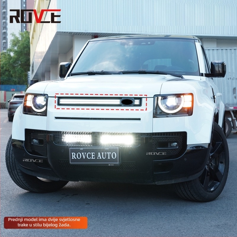 ABS plastična svijetleća mreža prednjeg branika Land Rover Defender 2020-2024