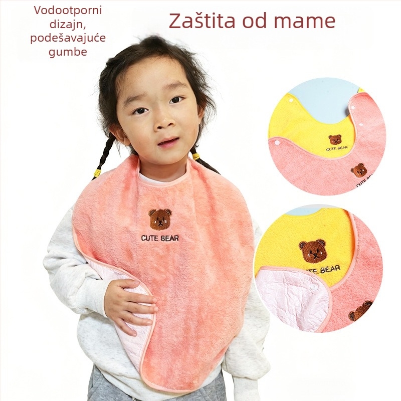 Dječji vodootporni set: presvlaka i ručnik, Yuyang najlon 150d, cartoon uzorak, brzo sušenje