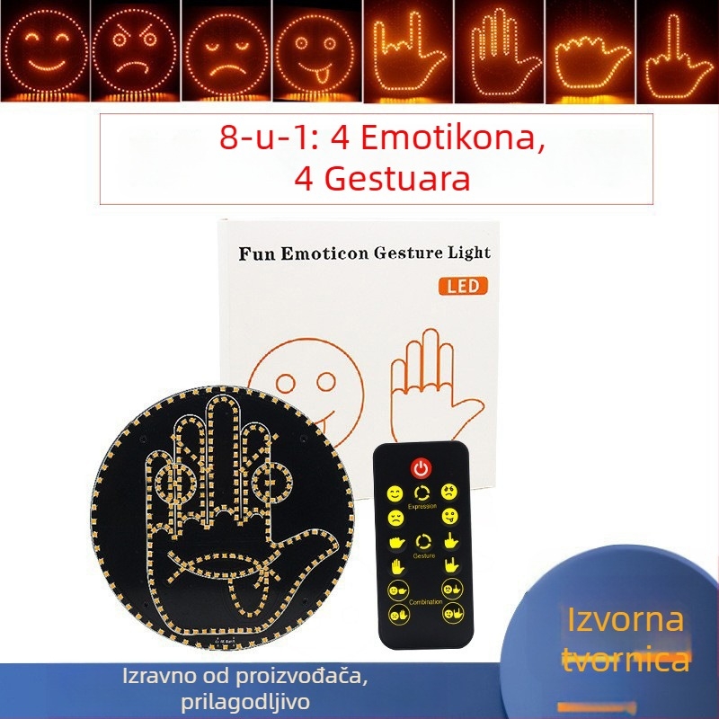 Lampa gestova za automobil — ABS, 5V, 0,1A, 1W