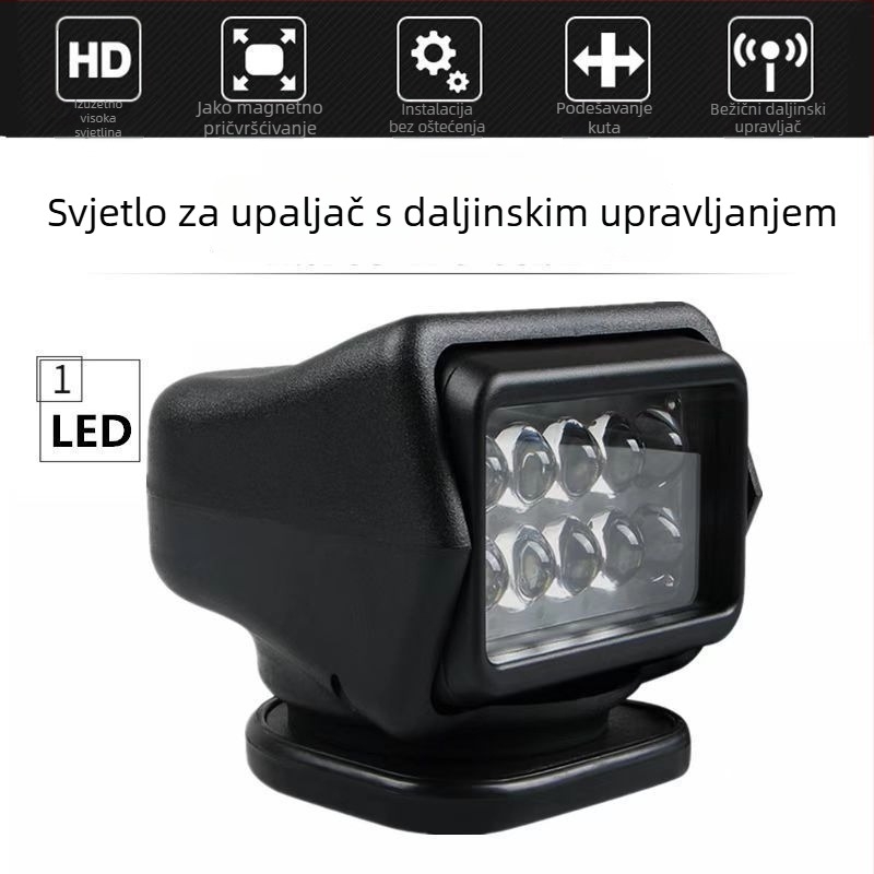 Xenon automobilni reflektor 100W, 12V, daljinsko upravljanje, krovno svjetlo za off-road