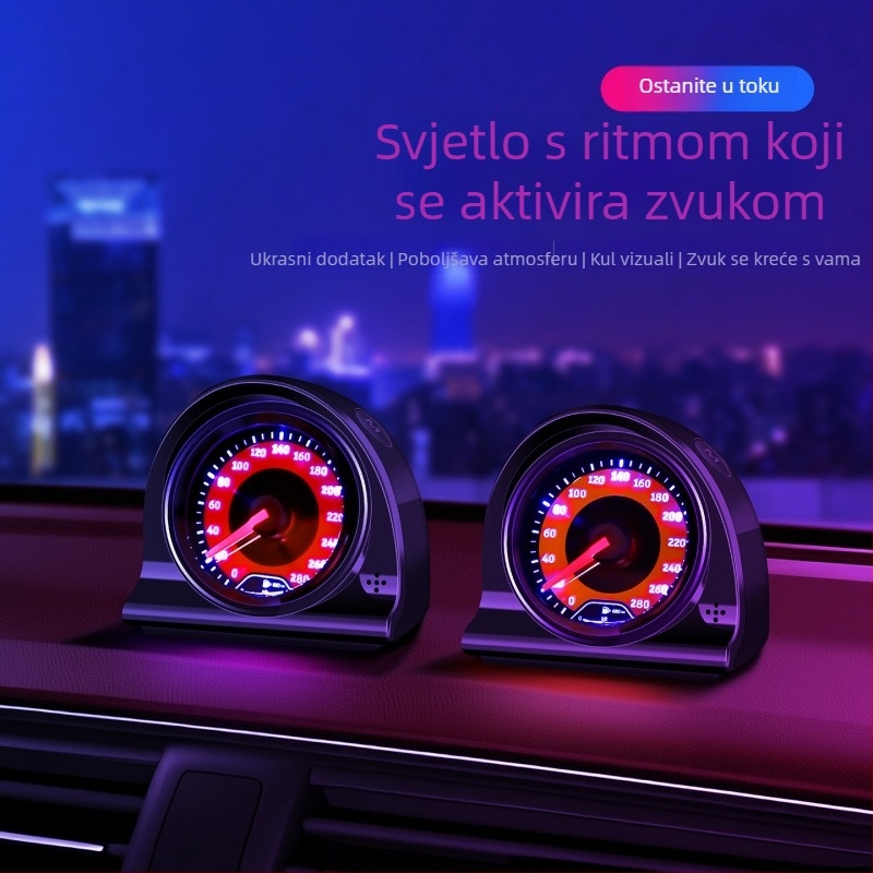 Ambijentalno svjetlo za ploču automobila s ritmom brzomjera, metronomom i dekorativnom noćnom svjetlu | Model: Pickup light; Snaga: 3W; Napon: 5V; Struja: 0.2A; Ugradnja: ljepilo na ploču instrument ploče
