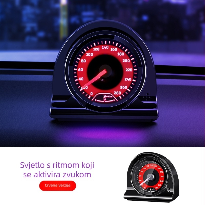 Ambijentalno svjetlo za ploču automobila s ritmom brzomjera, metronomom i dekorativnom noćnom svjetlu | Model: Pickup light; Snaga: 3W; Napon: 5V; Struja: 0.2A; Ugradnja: ljepilo na ploču instrument ploče