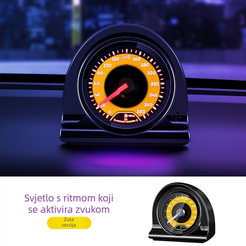 Ambijentalno svjetlo za ploču automobila s ritmom brzomjera, metronomom i dekorativnom noćnom svjetlu | Model: Pickup light; Snaga: 3W; Napon: 5V; Struja: 0.2A; Ugradnja: ljepilo na ploču instrument ploče