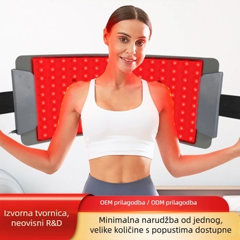LED uređaj za terapiju crvenim svjetlom za kućnu upotrebu — silikonski panel, prijenosan, uređaj za masku lica, IPX0