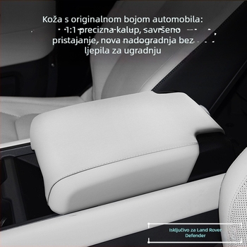 Kožni poklop središnjeg naslona za Land Rover Defender 110 i Defender 90 – unutarnja dodatna oprema