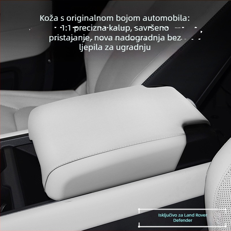Kožni poklop središnjeg naslona za Land Rover Defender 110 i Defender 90 – unutarnja dodatna oprema