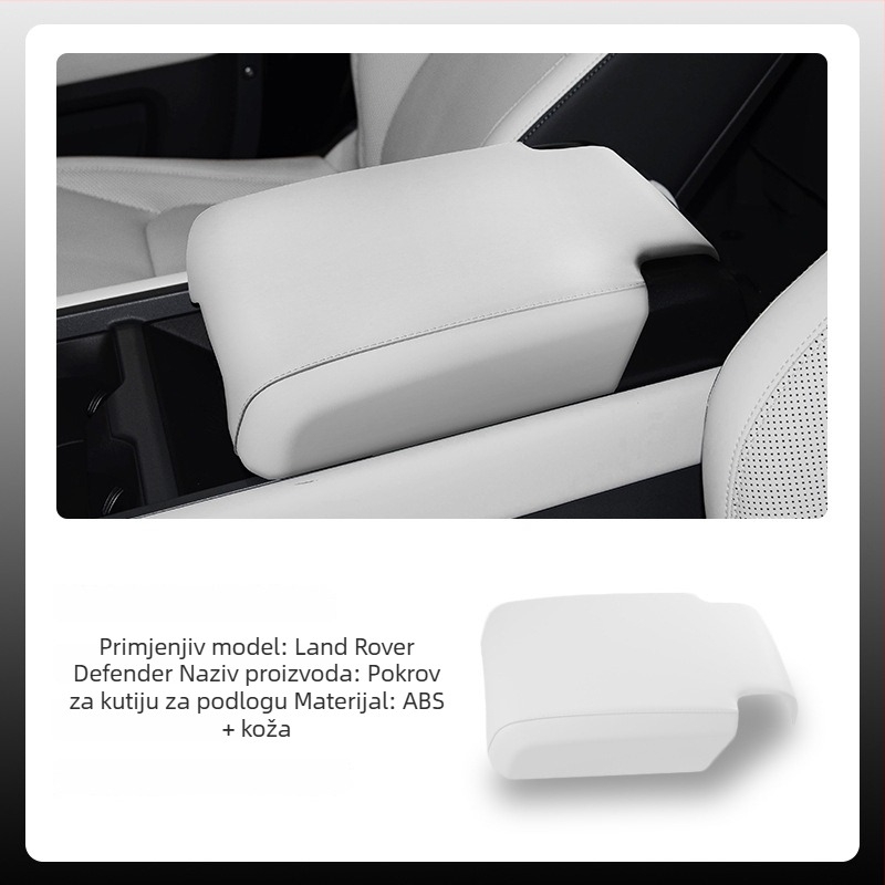 Kožni poklop središnjeg naslona za Land Rover Defender 110 i Defender 90 – unutarnja dodatna oprema