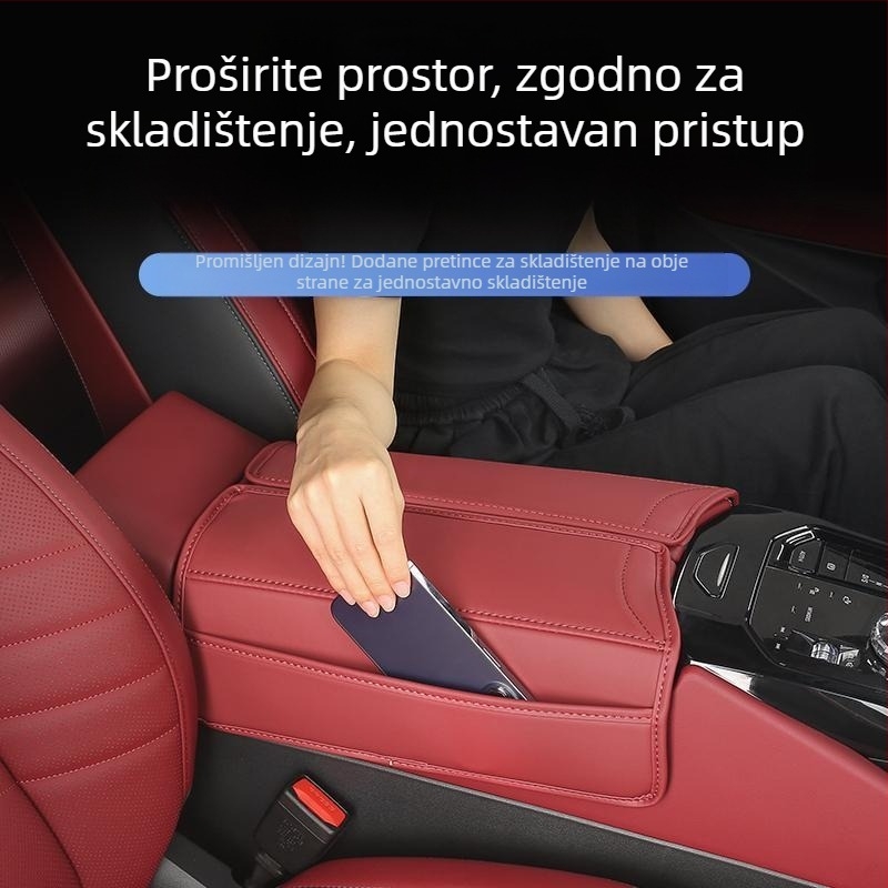 Kožna navlaka za naslon za ruku za BMW Serija 5 i5, 2-dijelni set, zaštitni jastučić za središnji pretinac, porijeklo Guangzhou, prilagodba dostupna, 24 stilova