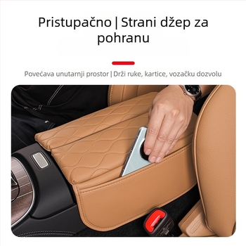 Mercedes-Benz središnji naslon za ruku s jastučićem za zaštitu lakta na visini – kompatibilan s E-Class E300L, C-Class C260L i GLC