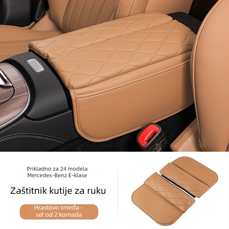 Mercedes-Benz središnji naslon za ruku s jastučićem za zaštitu lakta na visini – kompatibilan s E-Class E300L, C-Class C260L i GLC
