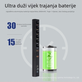 LED višenamjenska štapna svjetiljka s temperaturom boje — prijenosni mjerni instrument za boju temperature (3W, 5V, 200 lm, IP40)