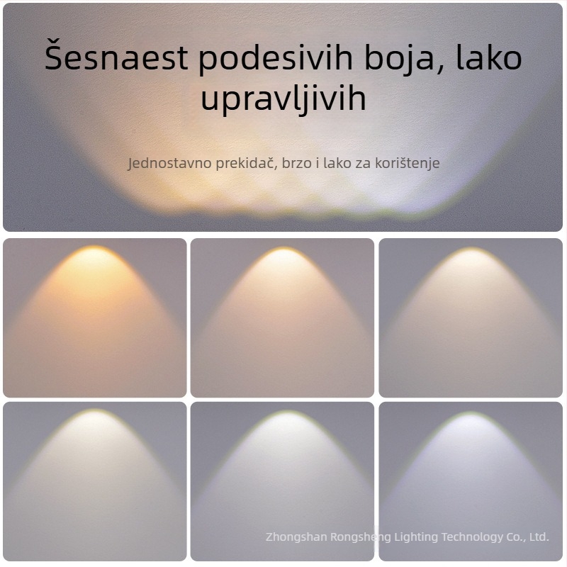 LED višenamjenska štapna svjetiljka s temperaturom boje — prijenosni mjerni instrument za boju temperature (3W, 5V, 200 lm, IP40)