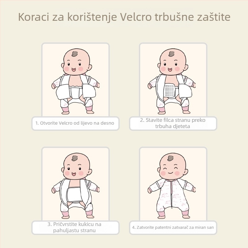 Dječji spavaći vrećica s konstantnom temperaturom, dvostruka konstrukcija, zatvarač, pamuk materijal i punilo od čistog pamuka, za djecu 1–3 godine