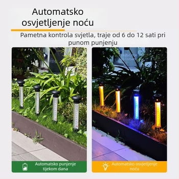 Solarna vanjska svjetiljka, vodootporna, model YZ-1127, 0,5W, kineski stil, osvjetljenje 6–12 sati