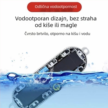 LED stražnja svjetla za motocikle i električna vozila, model LED Solar Tail Light, 30W, 12V, univerzalno