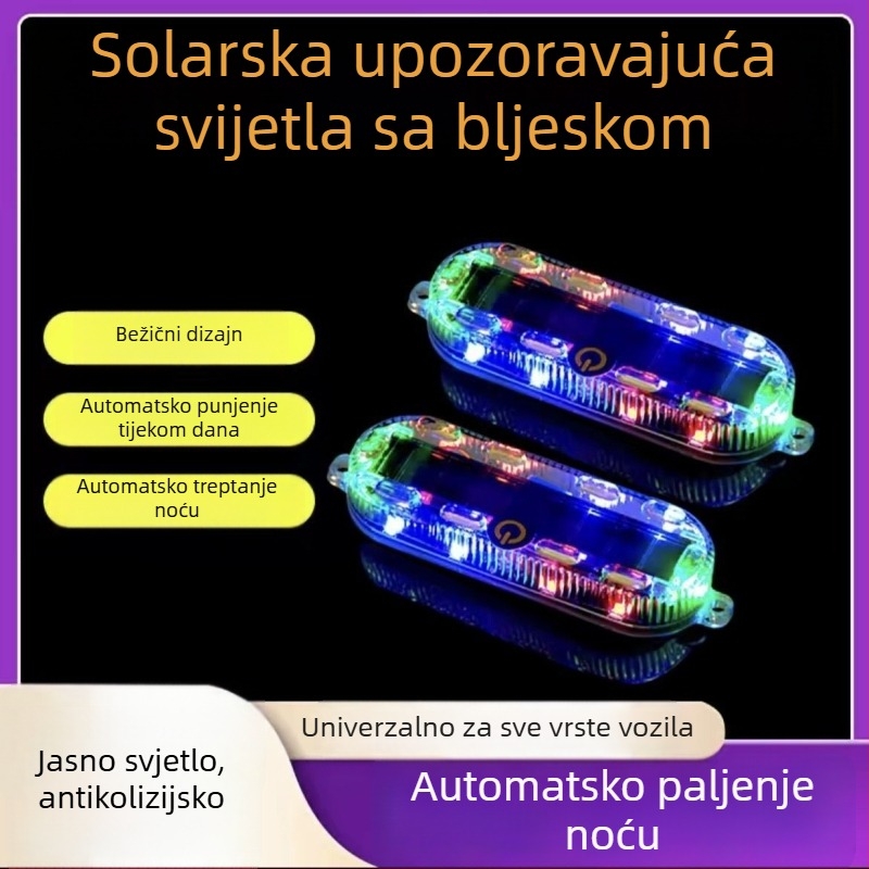 LED stražnja svjetla za motocikle i električna vozila, model LED Solar Tail Light, 30W, 12V, univerzalno