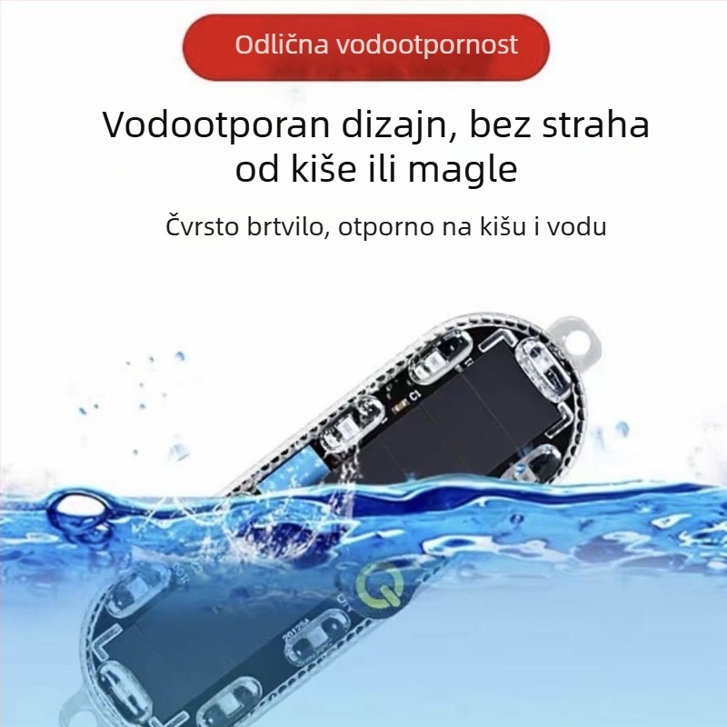 LED stražnja svjetla za motocikle i električna vozila, model LED Solar Tail Light, 30W, 12V, univerzalno