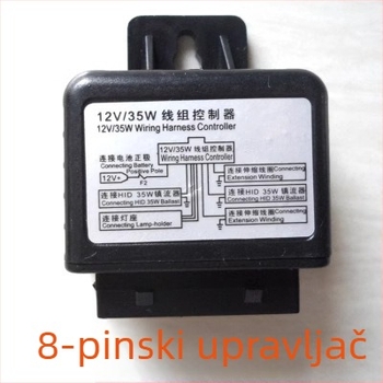 Upravljač tlumenja automobila – ulaz s jednim izlazom na dva, odvajanje dalekog i bližeg svjetla, univerzalna leća s kabelskim skupom, 12-24V, MORISSIC