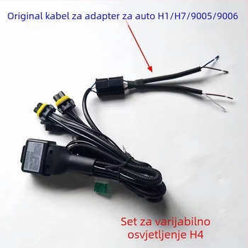 Upravljač tlumenja automobila – ulaz s jednim izlazom na dva, odvajanje dalekog i bližeg svjetla, univerzalna leća s kabelskim skupom, 12-24V, MORISSIC