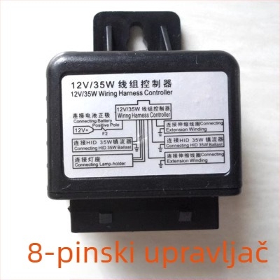 Upravljač tlumenja automobila – ulaz s jednim izlazom na dva, odvajanje dalekog i bližeg svjetla, univerzalna leća s kabelskim skupom, 12-24V, MORISSIC