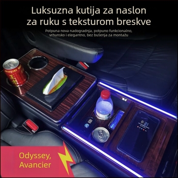 Središnja kutija za pohranu na središnjem naslonu Honda Odyssey i Alison — Marka Luo Lin — Model ADSXK001 — Prilagodba dostupna — Težina 7