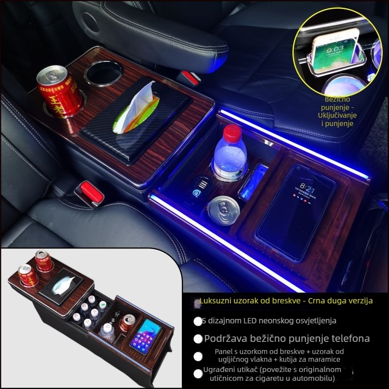 Središnja kutija za pohranu na središnjem naslonu Honda Odyssey i Alison — Marka Luo Lin — Model ADSXK001 — Prilagodba dostupna — Težina 7