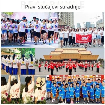Pamukasta kratkih rukava T-shirt, okrugli izrez, slobodan kroj, 180 g, Tiger Pie