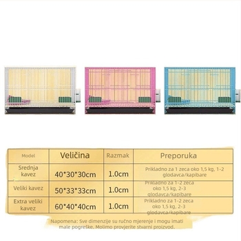 Unutarnja kutija za zečeve i glodavce, žičana konstrukcija (Materijal: Žica; Porijeklo: Drugo; Uvoz: Ne; Kategorija proizvoda: gnijezdo za kućne ljubimce)