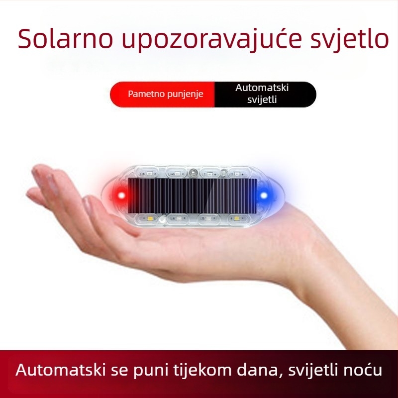 Solarno upozoravajuća stražnja stroboskop za kamione, LED svjetlo 10–15W, 36V, magnetska zaštita od krađe