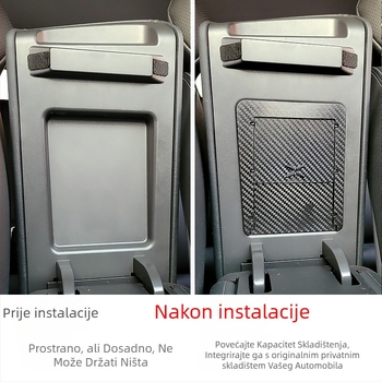 Kutija za naslon za ruku Xiaopeng G3/G3i, Haomaki plastika, Model 1-1, Težina 60 g