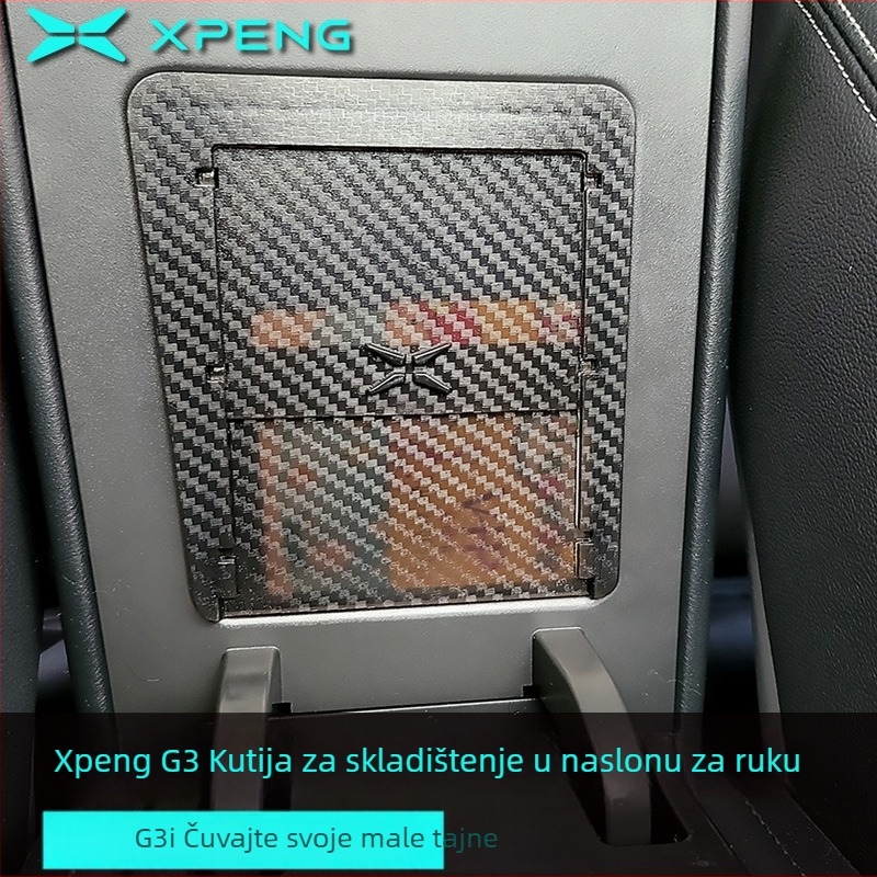Kutija za naslon za ruku Xiaopeng G3/G3i, Haomaki plastika, Model 1-1, Težina 60 g