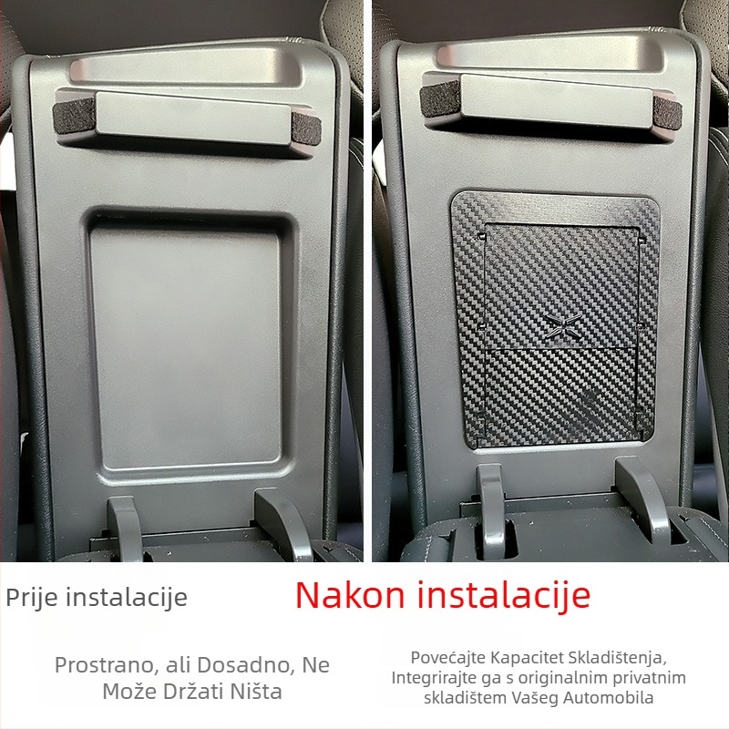 Kutija za naslon za ruku Xiaopeng G3/G3i, Haomaki plastika, Model 1-1, Težina 60 g