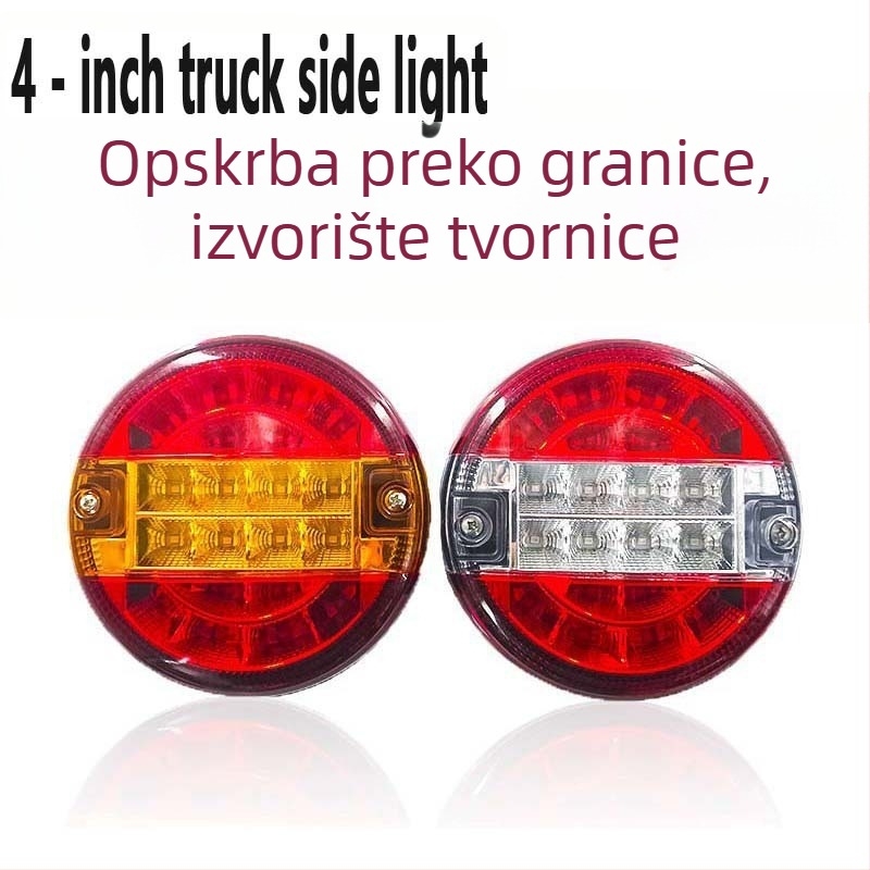 Automobilska stražnja svjetla, LED burger svjetlo, 12/24V, 5.5W, 300lm, LED, 6000K