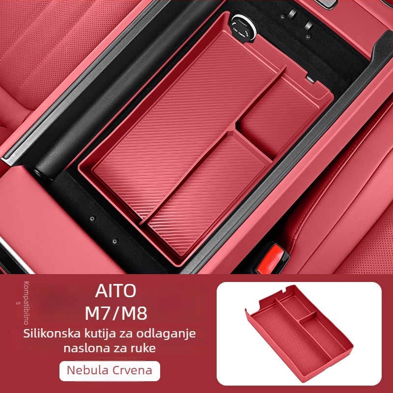 Silikonska podloga za držač naslona za ruku Wenjie M7M8 – Marka Shanshi – Broj proizvoda Wenjie M7M8 Armrest Storage Pad