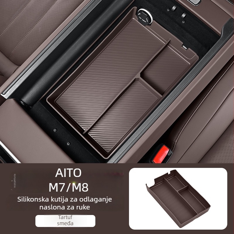 Silikonska podloga za držač naslona za ruku Wenjie M7M8 – Marka Shanshi – Broj proizvoda Wenjie M7M8 Armrest Storage Pad