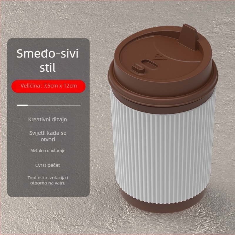 Automobilska pepeljara od smole sa poklopcem i LED osvjetljenjem, dvostruka uporaba za auto i dom, težina 0,5 kg, lijevanje, prvoklasni proizvod