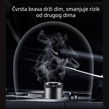 Metalna pepeljara za automobil s poklopcem, univerzalna, za različite scenarije, Grade A, 160 g, marka Car Card Bowl, završna obrada: brušenje, mogućnost prilagodbe