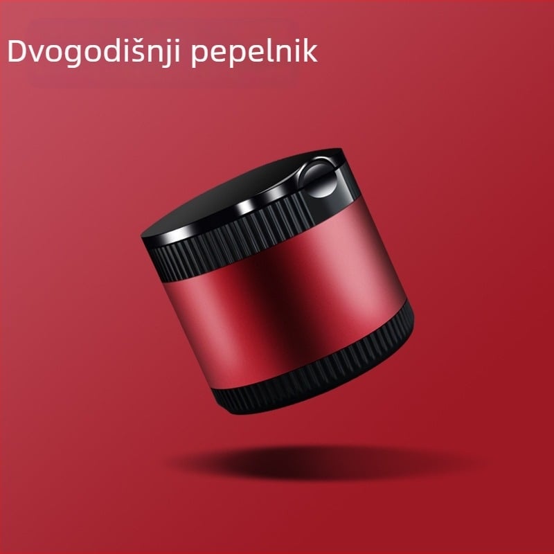 Metalna pepeljara za automobil s poklopcem, univerzalna, za različite scenarije, Grade A, 160 g, marka Car Card Bowl, završna obrada: brušenje, mogućnost prilagodbe