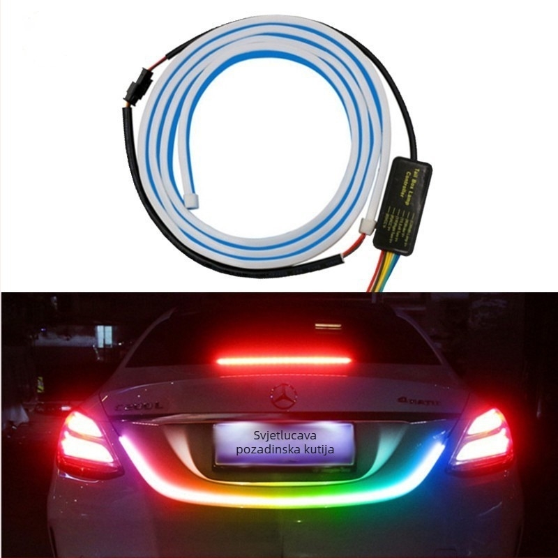 LED stražnja traka svjetla za automobil, 12V, 0,2A, SMD 5050, trajanje života 500000 sati