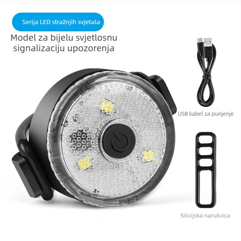 Stražnje svjetlo bicikla – kreativni dizajn, punjivo, za brdske i cestovne bicikle