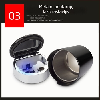 Haitai auto pepelnjak, metalno tijelo, model 3232, težina 200 g, lijevanje
