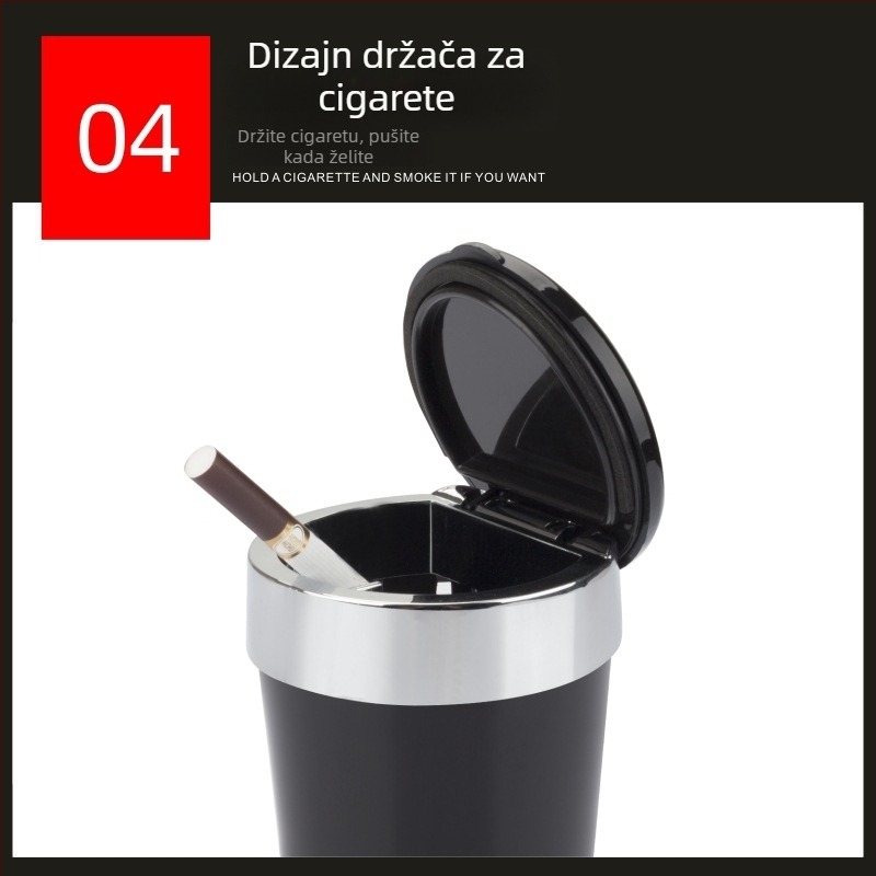 Haitai auto pepelnjak, metalno tijelo, model 3232, težina 200 g, lijevanje